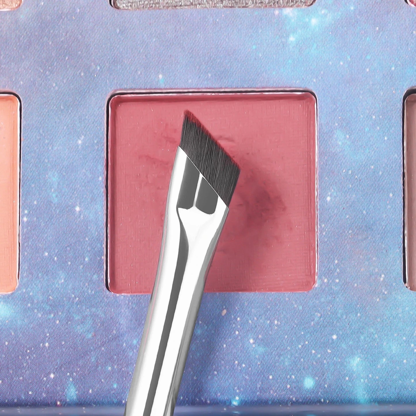 2Pcs Upgrade Blade Eyeliner Brush Ultra Thin Fine Angle Flat Eyebrow Brush Under The Eyes Place Precise Detail Brush