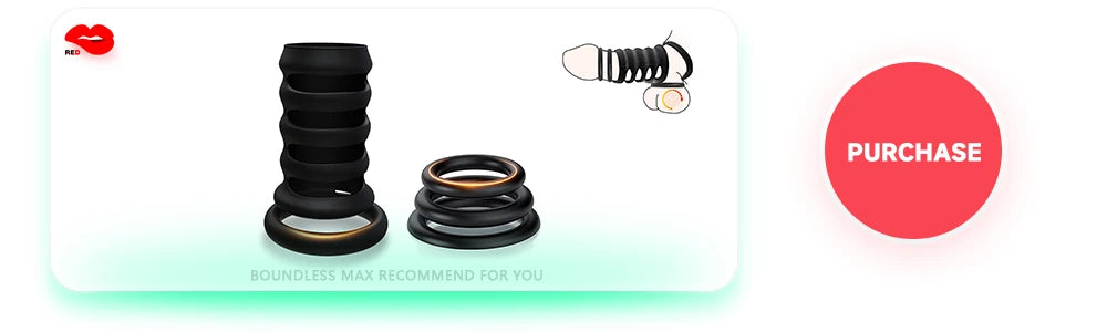 Silicone Cock Penis Rings with Enlargers Erection Enhancing Ultra Soft Long Lasting Stronger Adult Sex Toys for Men or Couples