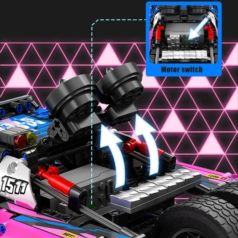 Technical Expert Off Road Sport Car Model Building Blocks City Mechanical Super Racing Vehicle Bricks Toys Children Gift 1341Pcs