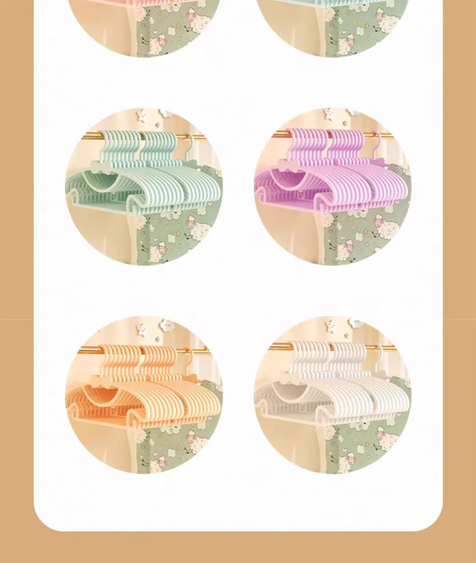 Baby Hanger 10pcs Kids Clothes Hanger Rack Display Cute Hanger Hanger Clip Hanger Wholesale