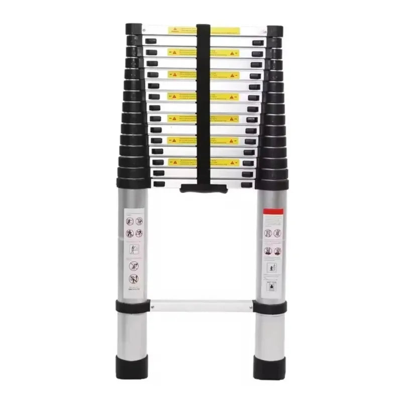Multifunctional Aluminum Alloy Telescopic Ladder Portable Folding Herringbone Straight Ladder For Household Engineering Lifting