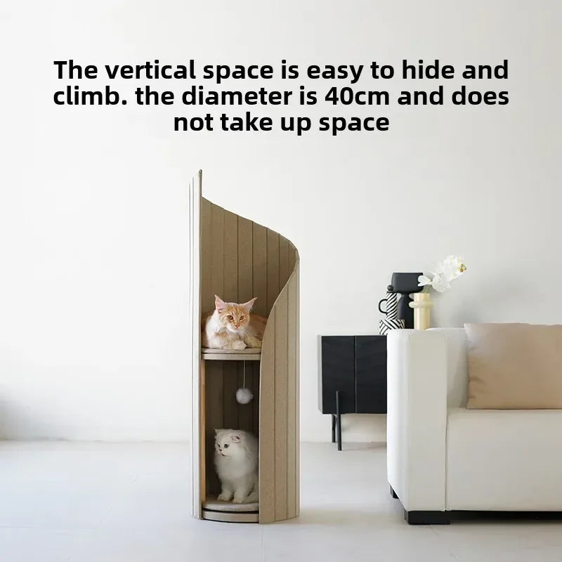 Cat Tree House Cat Climbing Frame All-season Cat House Mat Beds Pet Furniture Pet Supplies Pet Jumping Platform Bunk Beds