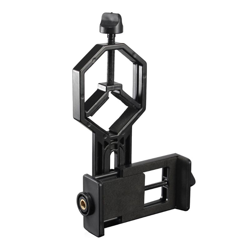 Adjustable Plastic Cellphone Adapter Mount Microscope Spotting Scope Telescope Clip Bracket Phone Stand Holder