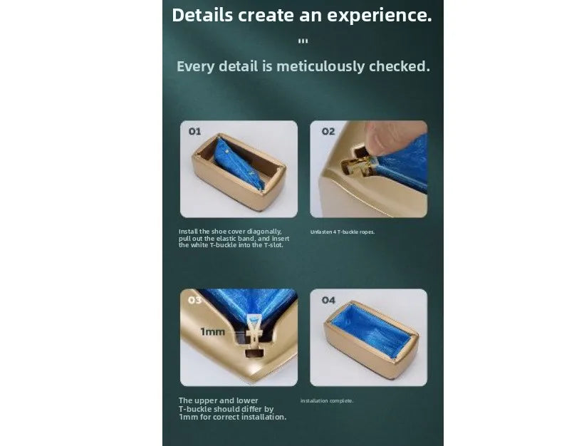 Smart Automatic Home Use Shoe Cover Machine Disposable Indoor Entrance Shoe Film Maker Dustproof Foot Covering Device
