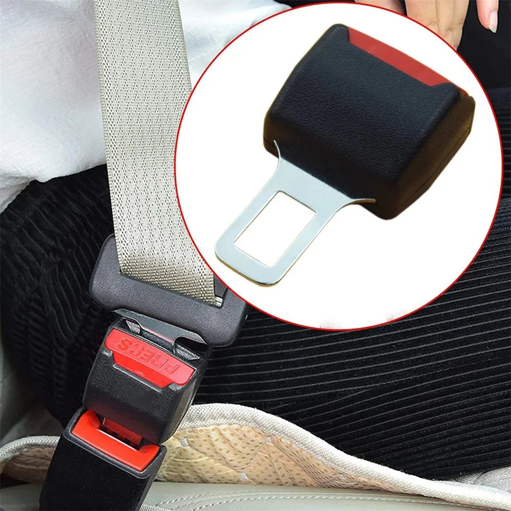 2PCS Car Seat Belt Clip Extension Plug Car Safety Seat Lock Buckle Seatbelt Clip Extender Converter Baby Car Seat Accessories