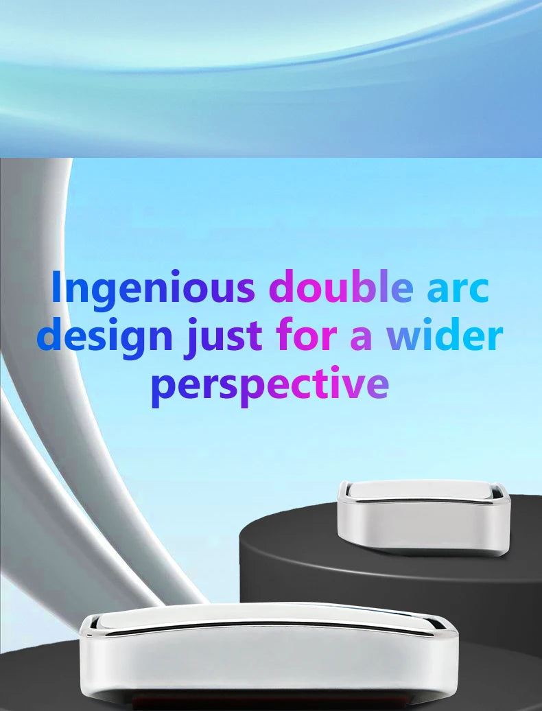 SEAMETAL Car Rearview Mirror Auxiliary Blind Spot Wide-angle Mirror Adjustable Mirror Exit The Car Auxiliary Observation Mirror