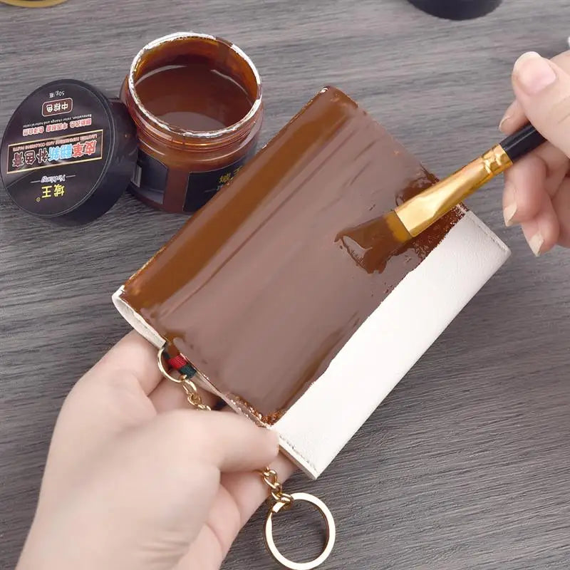 50g/Bottle Leather Coloring Pigment Dye Liquid Leather Repair Refurbish For Car Seat Bag Shoes Sneakers Leather Skin Care Crafts