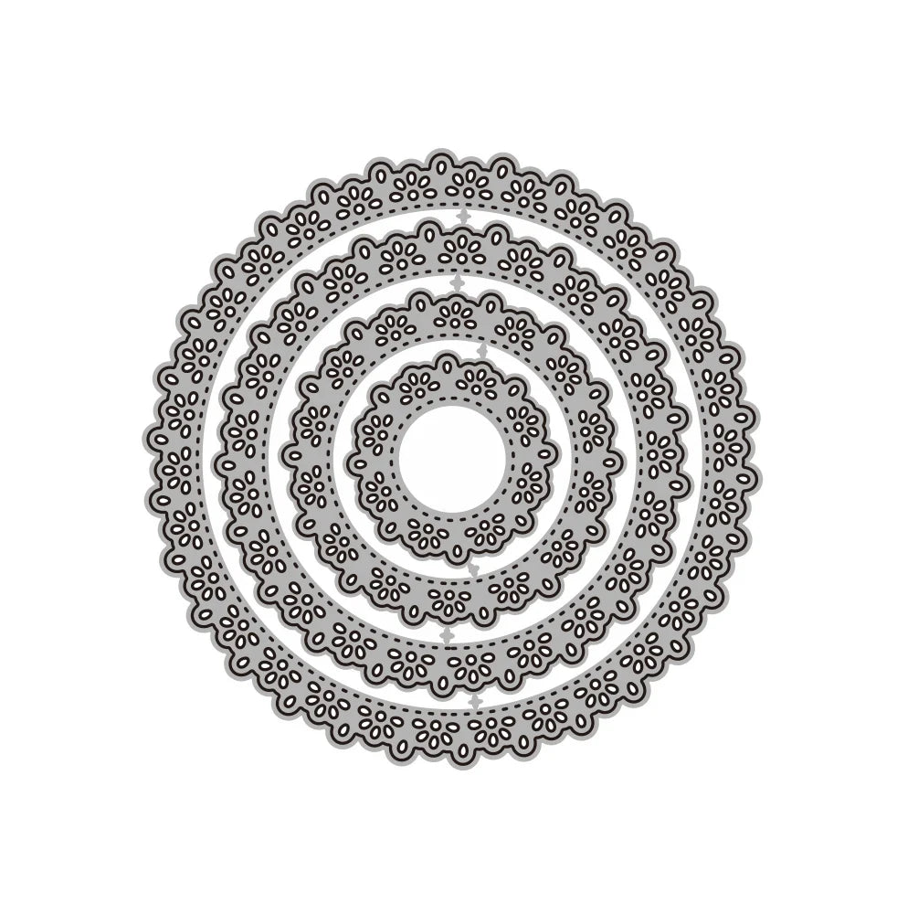 Carbon Steel Cutting Dies Paper Art Knife Mould Metal Etching Process Two chrysanthemum cutting embossed knife moulds