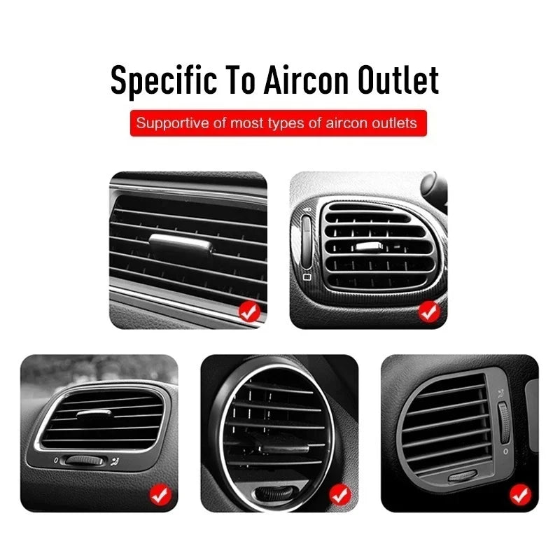 Universal Gravity Auto Phone Holder Car Air Vent Clip Mount Mobile Phone Holder Cell Phone Stand GPS Support For iPhone Samsung