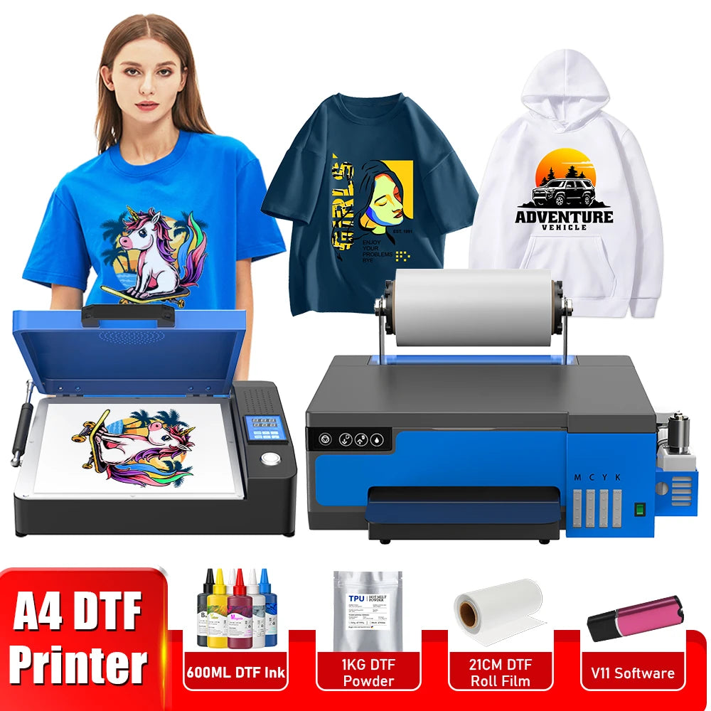 impresora dtf A3 A4 For Epson XP600 DTF Printer DTF transfer printer Directly To Film tshirt printing machine L8058 DTF Printer