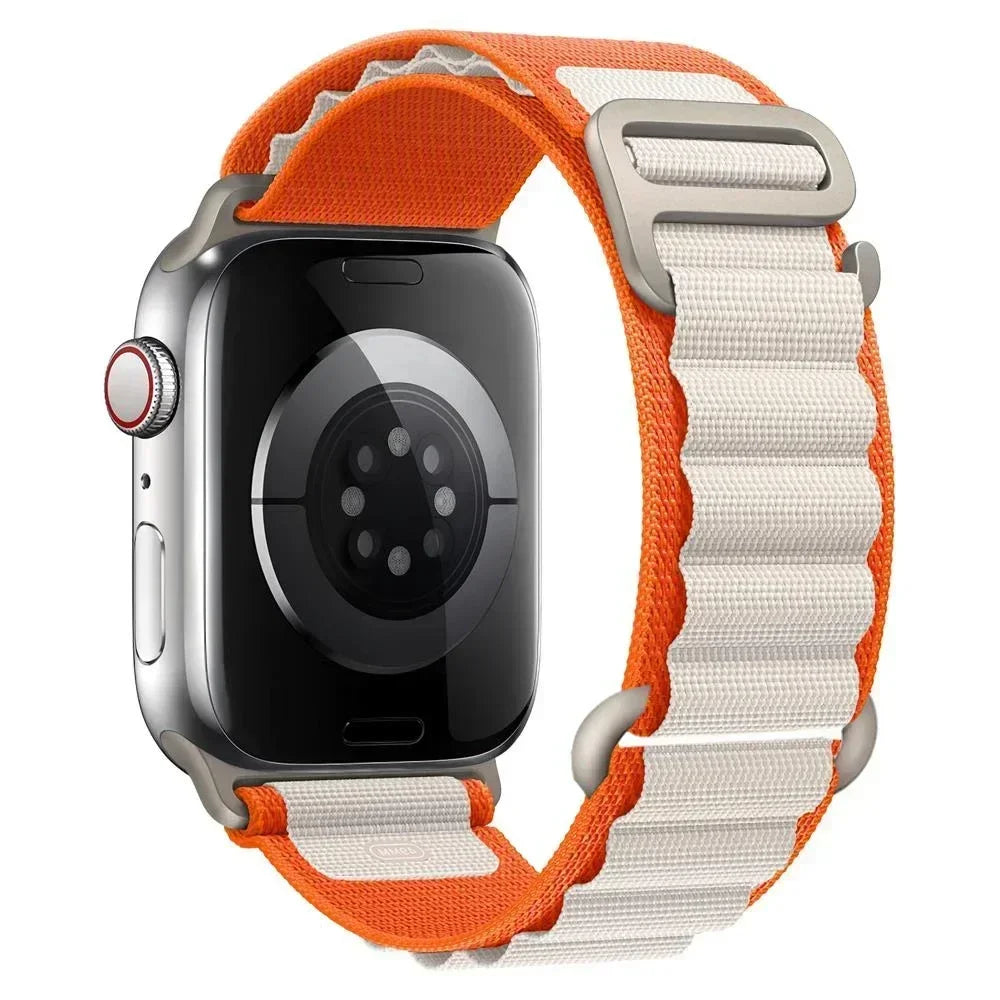 Alpine Loop Nylon Band For Apple Watch Strap 49mm 45mm 41mm 44mm 40mm 42mm 38mm Metal G-Hook Bracelet iWatch Ultra 34 5 SE 6 7 8