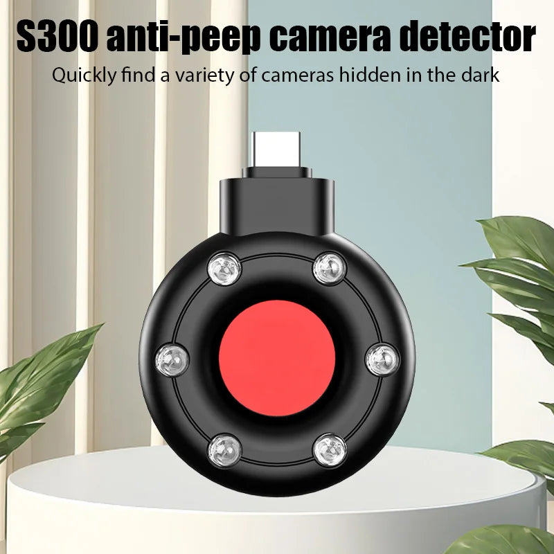 Hidden Camera Detector Portable Mini Mobile Phone USB Alarm Hotel Infrared Anti Surveillance Anti Candid Shooting Pinhole Camera