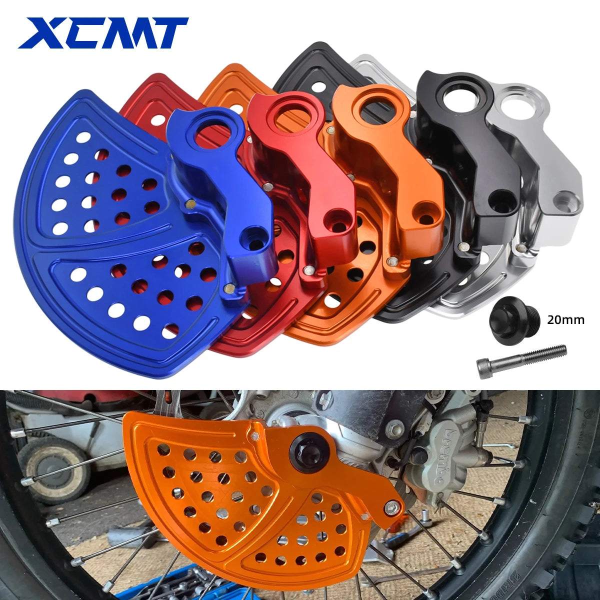 For Husqvarna TE TX TC FE FX For KTM SX SX-F XC XC-F EXC XCW High-Quality Durable Motorcycle Front Brake Disc Protector Cover