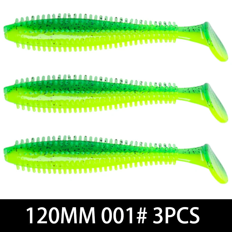Silicone Soft Bait Fishing lure With Particles Fishing Bait 80MM120MM Pike Perch Fishing Artificial Bait Simulation Bait рыбалка