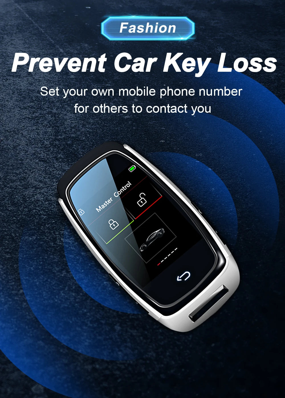 CF920 Modified Universal Remote Display Smart LCD Key Comfortable Entry Auto Lock Keyless Go For Audi/BMW/Ford/Mazda/Toyota/KIA