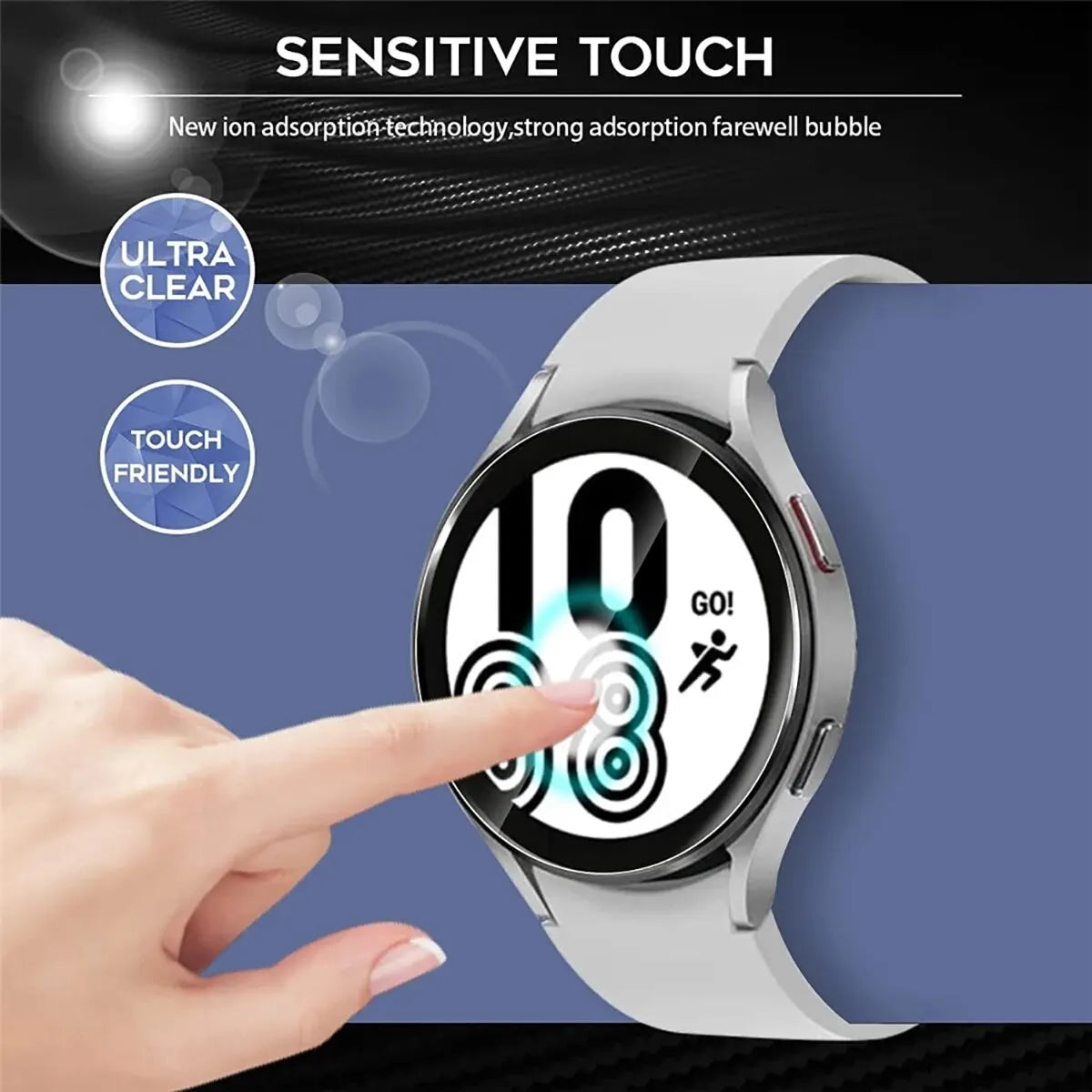 9H Tempered Glass for Samsung Galaxy Watch 4 40mm Classic Watch 3 Anti Scrach Film HD Screen Protectors