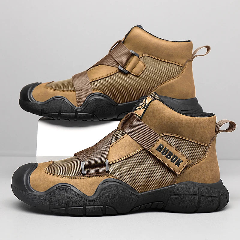 Men's Shoes Autumn and Winter Men's Business Casual Shoes New Outdoor Hiking Sports Shoes Youth Basketball Shoes Casual Trendy Shoes Fashion Short Boots