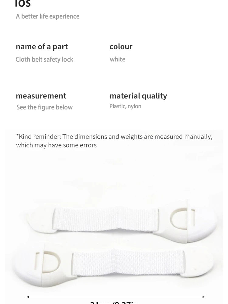 10pcs Child Safety Cabinet Lock Baby Safety Protector Multifunctional Drawer Door Cabinet Lock Plastic Door Lock