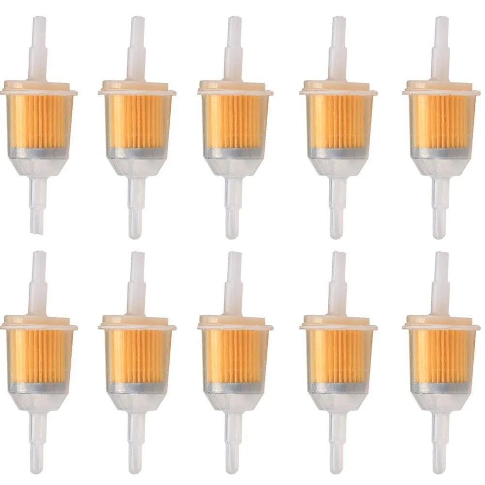 10Pcs Universal Gasoline Gas Fuel Filter Car Inner Fuel Filters Motorcycle Scooter Gasoline Oil Filter Tool Moto ATV Fuel Filter