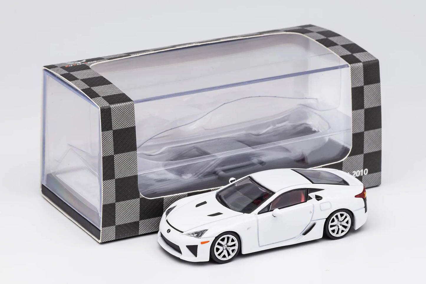 DCT 1/64 LFA Model Car Vintage Sports Vehicle Diecast Car Hobby Collection Toy With Display Case For Adults