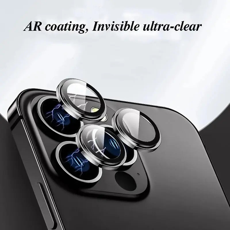 Camera Lens Protector for IPhone 15 14 Pro Max Metal Ring Protective Glass for IPhone 11 12 13 Pro Max Mini Camera Lens Glass