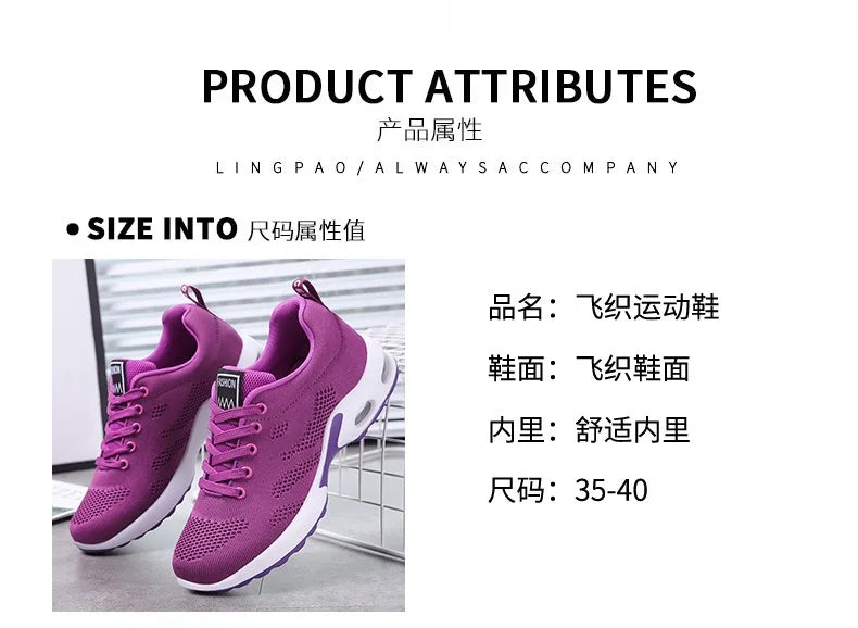 2024 Summer Women Shoes Breathable Mesh Outdoor Light Weight Sports Shoes Casual Walking Sneakers Tenis Feminino Zapatos Mujer