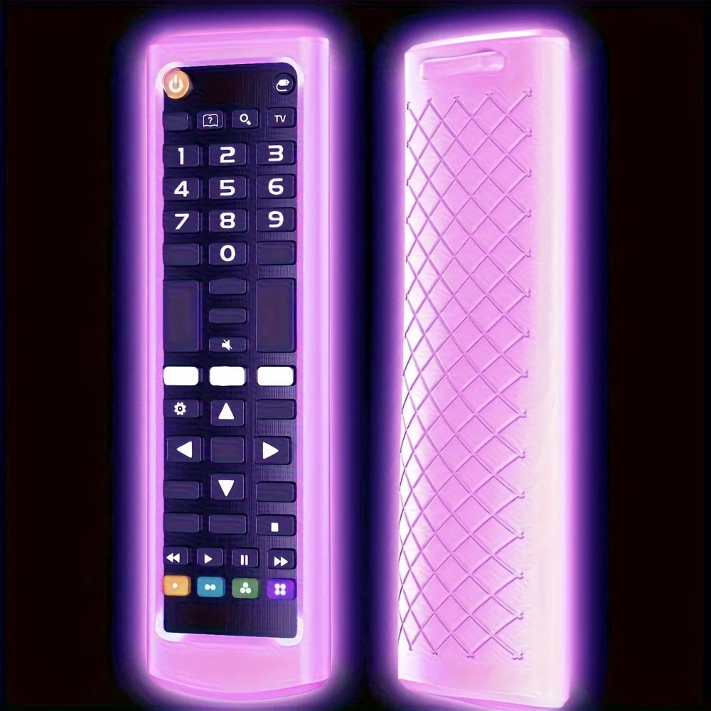 Luminous Silicone Remote Cover for LG AKB Series - Durable, Non-Slip Grip Protector Case - Stylish Accessory for TV, Recorder