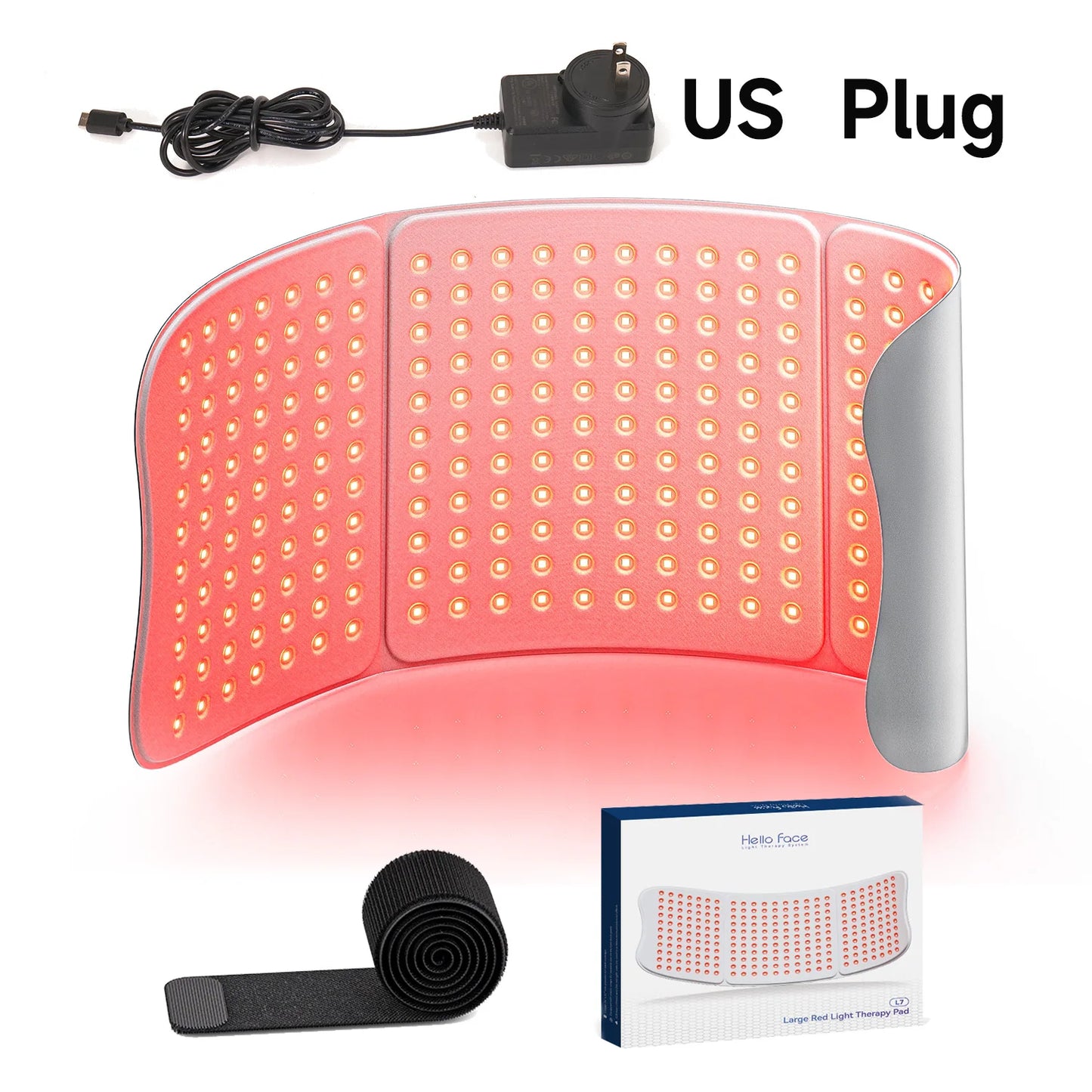 660nm 850nm Wearable Super Large Red Infrared Light Therapy Pad 792pcs LEDs for Human Pet Body Pain Relief L7 Phototherapy Pad