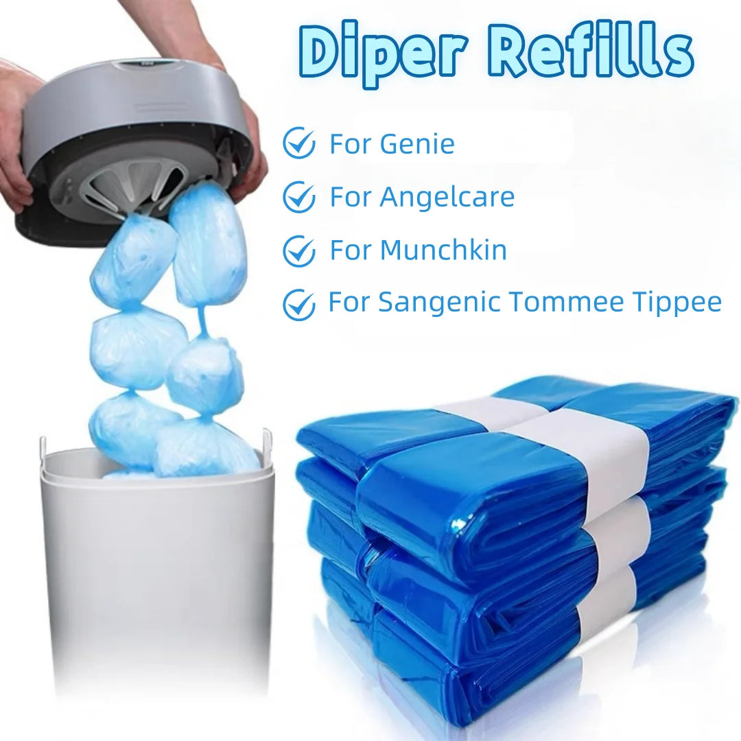 Diaper Pail Refills for Sangenic Tommee Tippee for Genie for Angelcare for Munchkin