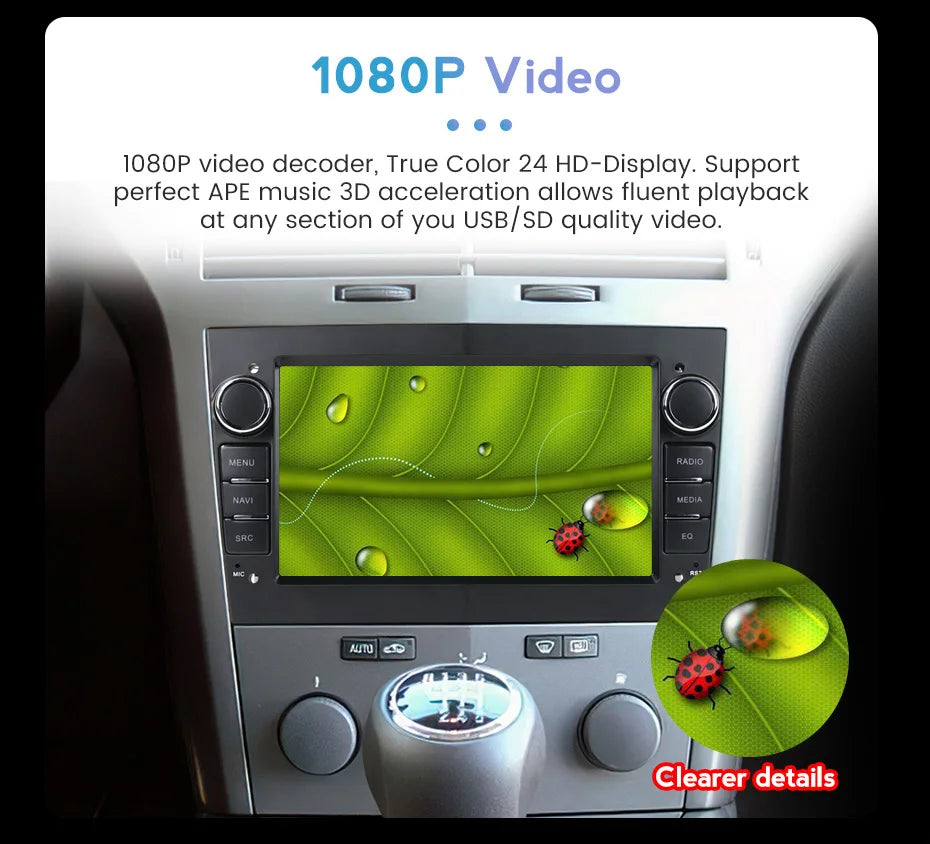 MEKEDE 2 Din Car Radio Multimedia For Opel Vauxhall Astra Antara Meriva Vivaro Combo Signum Vectra Corsa GPS Navigation Stereo