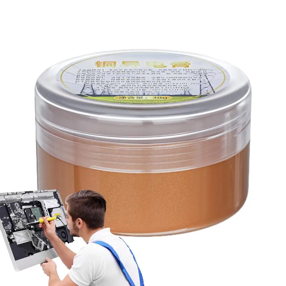 30g car Conductive Grease High Temperature Copper Grease  Strong Adhesion Anti-rust and anti-corrosion electrical contact grease