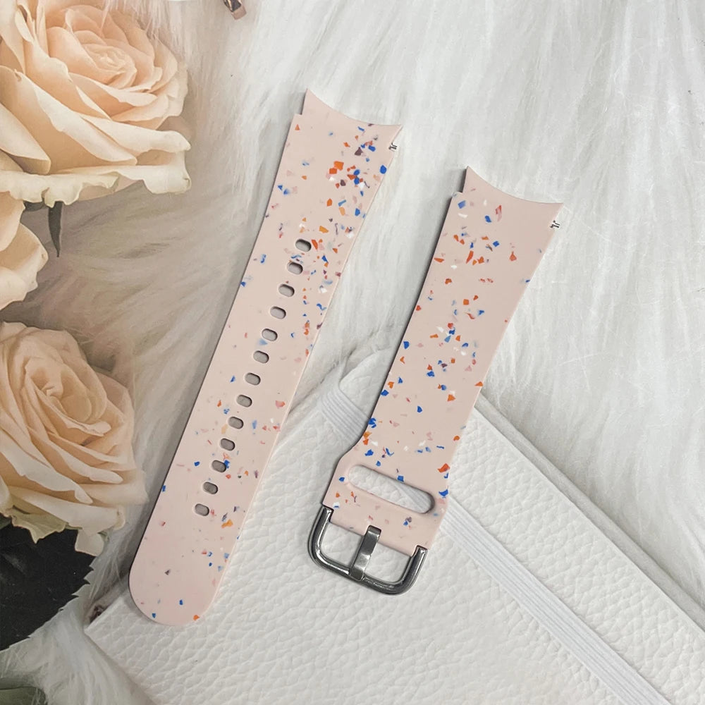 Silicone Strap For Samsung Galaxy Watch 6/6 Classic Eco-friendly Watchband for Galaxy Watch 4 5 6 7 FE