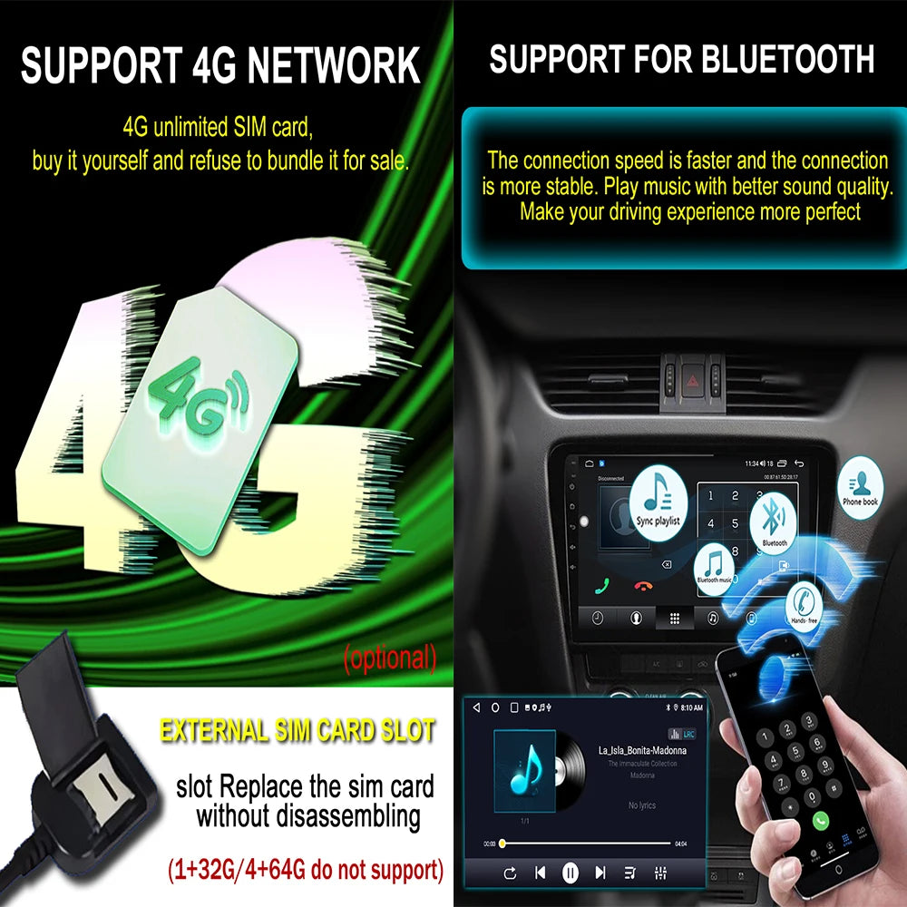 Android OS for VW Volkswagen Golf Polo Skoda Rapid Octavia Tiguan Passat Amarok Car Multimedia Video Stereo Player GPS Carplay