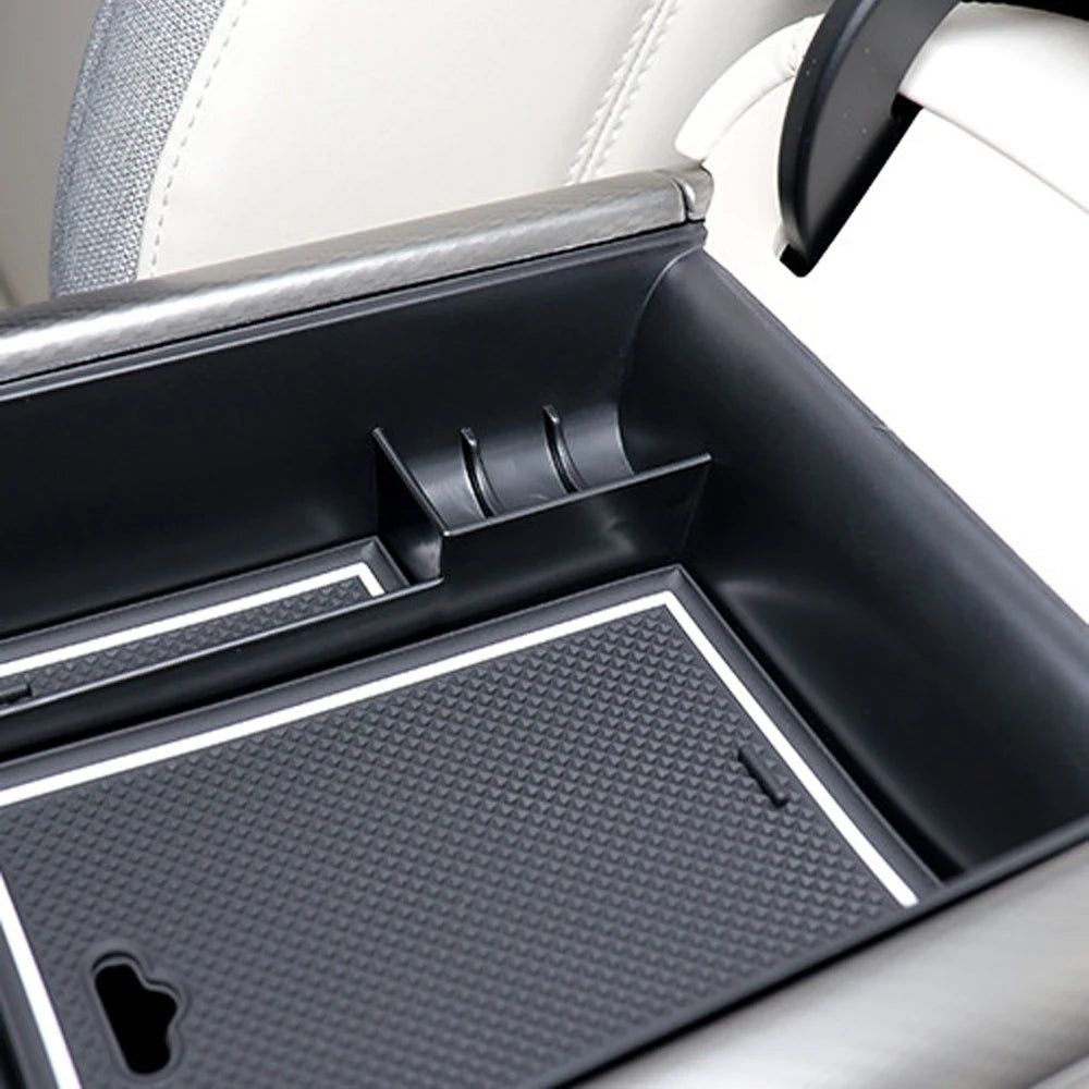 For Genesis GV60 Central Armrest Organizer Tray Car Multi-purpose Storage Box Car Stowing Tidying