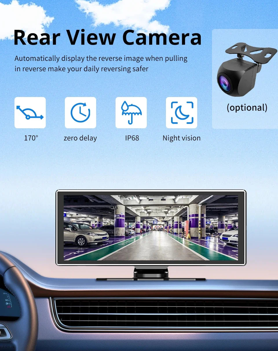 Acodo 11.26 Inch IPS Carplay Android Auto 2in1 Car Radio Multimedia WIFI Video Player  compatible with Apple and Android devices