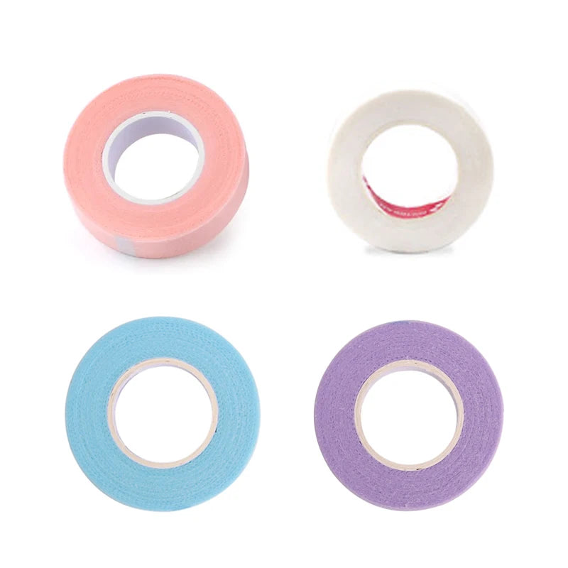 2/8PCS Micropore Lash Tape Eyelash Extension Supplies Transparent 4.5/9m Breathable Easy To Tear Medical Tapes Lash Makeup Tool