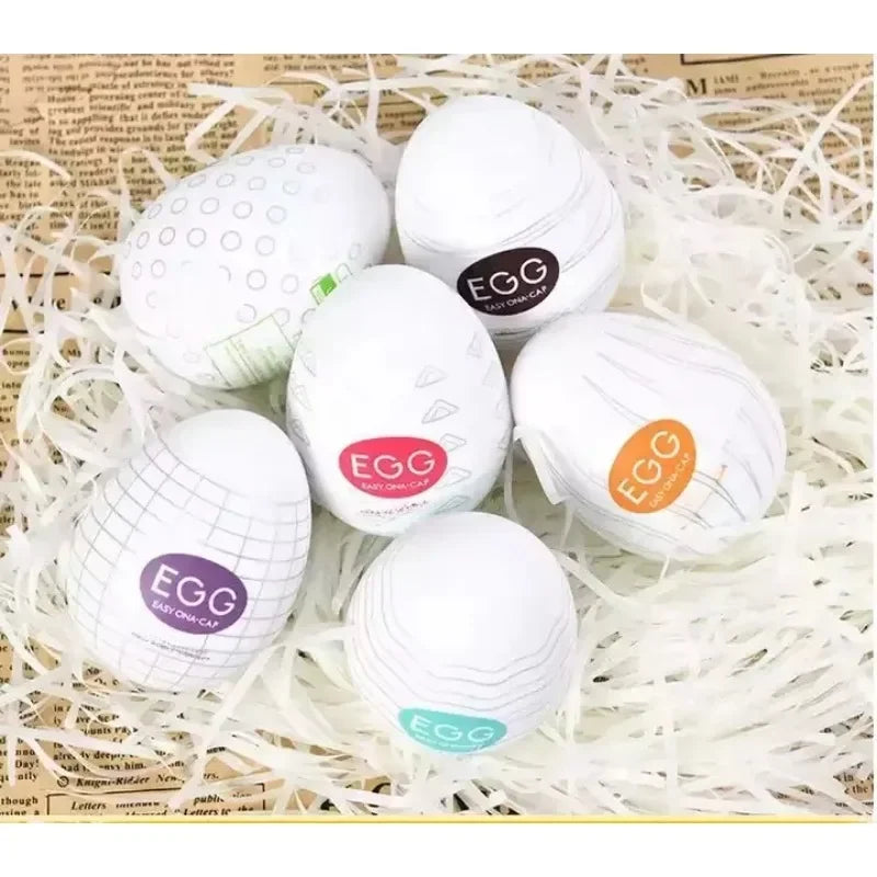 Male Masturbation Eggs Mini Penis Massager Blowjob Ghost Stimulating Stretchable Sex Portable Silicone Masturbator Toys for Men