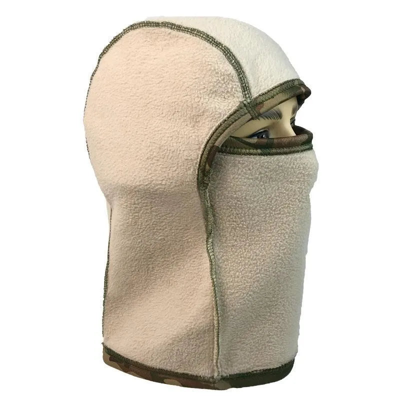 Outdoor hiking, winter thick fleece face mask, chief hat, protective cycling, warm headgear