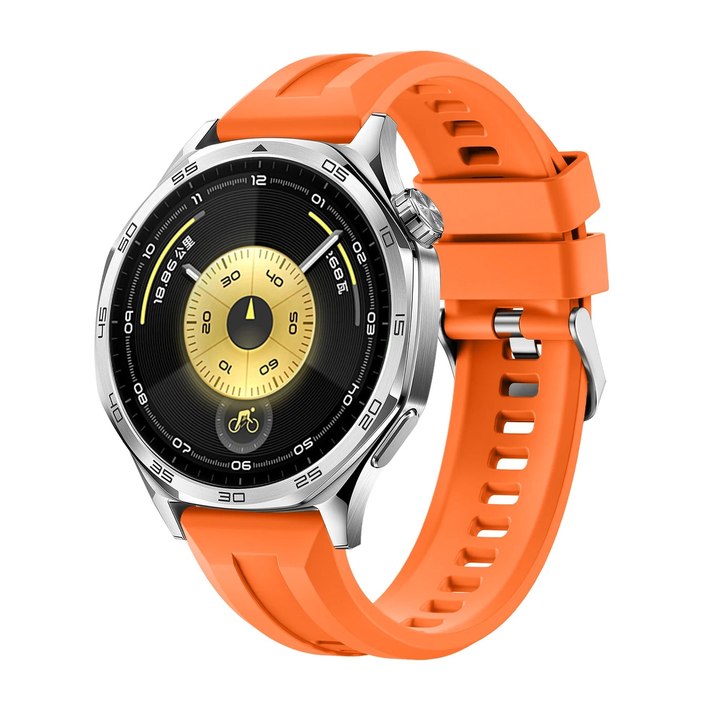 Official 22mm Strap For HUAWEI WATCH GT 6 5 4 46mm/Watch 4 5 Pro/WATCH GT 6 5 3 2 Pro 46 mm Composite Silicone Band Bracelet