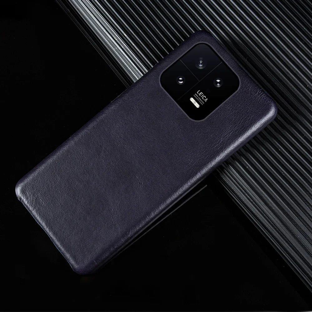 Genuine Leather Phone Case For Xiaomi Poco Series Cover Hand Made Oil Wax Pattern X3 X4 M3 M4 M5 F1 F2 F3 F3GT F4 F4GT C40 C50