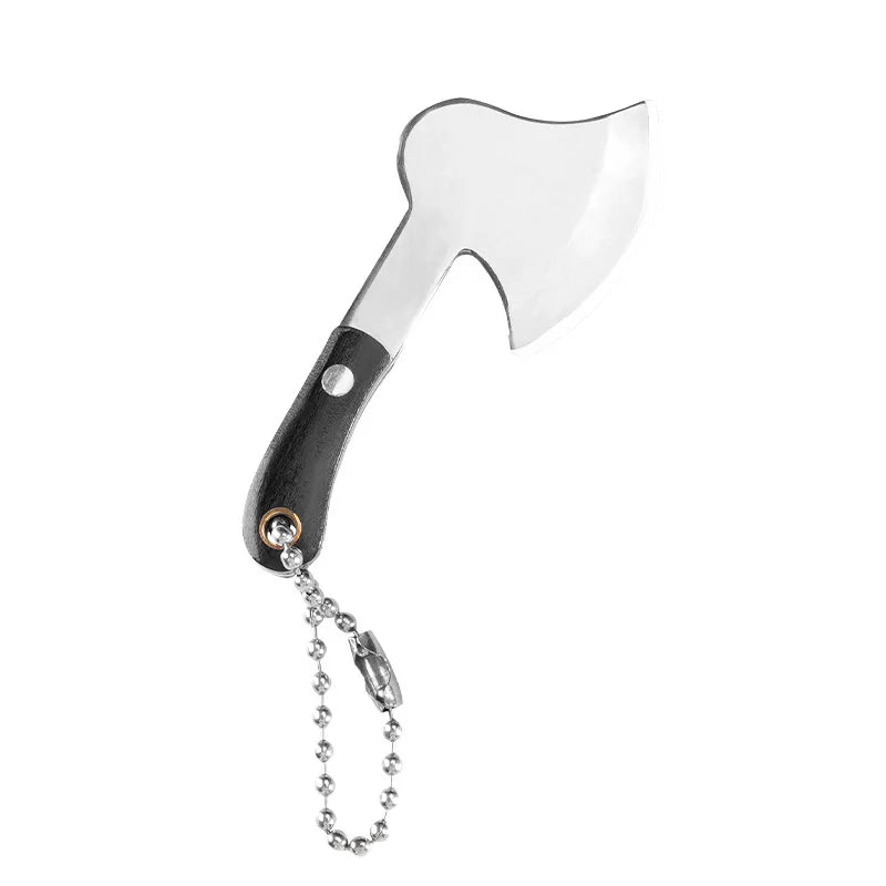 EDC Mini Axe Knife Cutting Tool Gift Keychain Pendant Portable Kitchen Knife Demolition Express Pocket Gift Collection Pendant