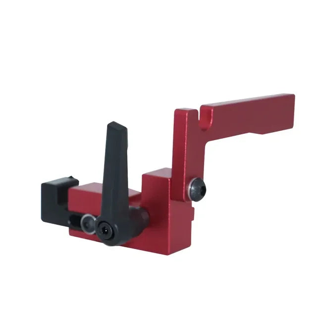 Slide Rail Aluminum Alloy Block Chute Limiter DIY Tools, Miter Track Stopper Mulit-Slot Fence Sliding Limiter Locator
