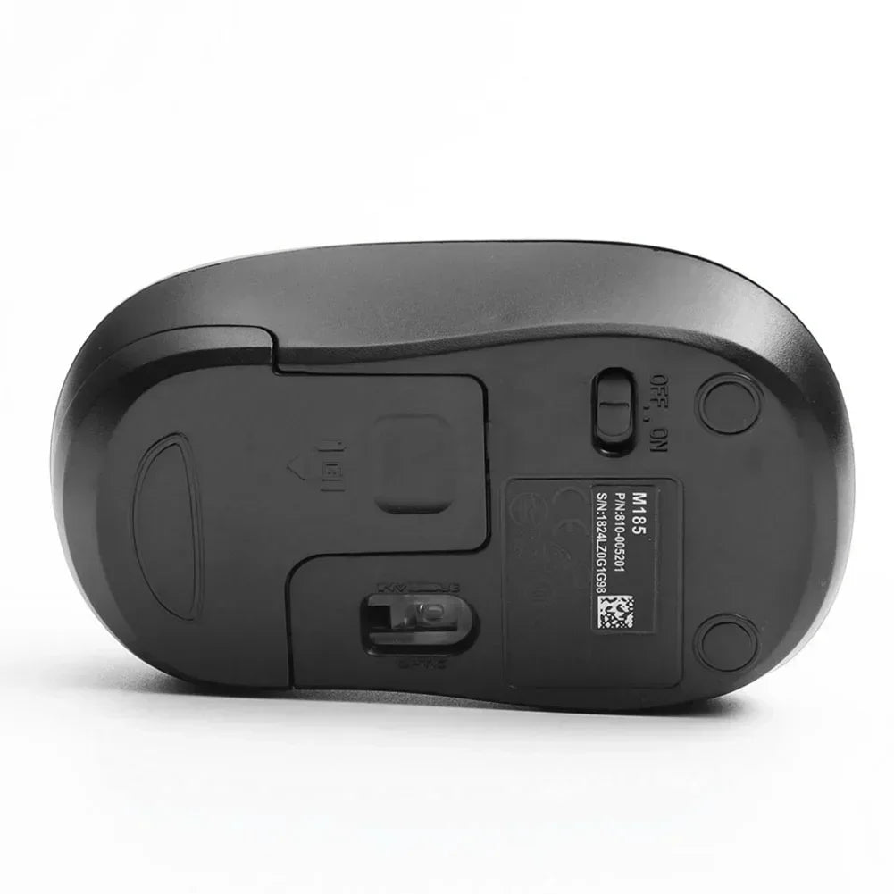 Logitech M185 Silent Optical Mini Wireless Mouse Travel Office Comfortable Small Hand Home Mouse for Mac OS / Windows Mini Pc