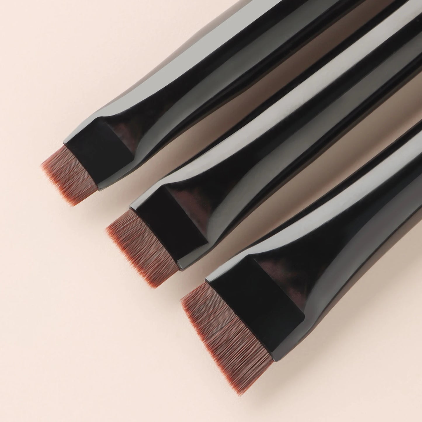 Makeup Brush Sets,3pcs Creative Portable Multifunctional Cosmetic Brush For Eyeline, Eyebrow And Lip