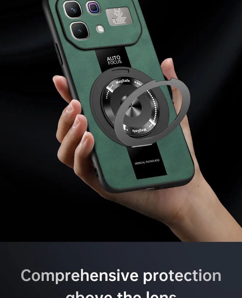 For Infinix Note 60pro Luxury Magnetic Capa de celular leather Case 360-degree rotating stand Cover Shockproof Bumper Funda