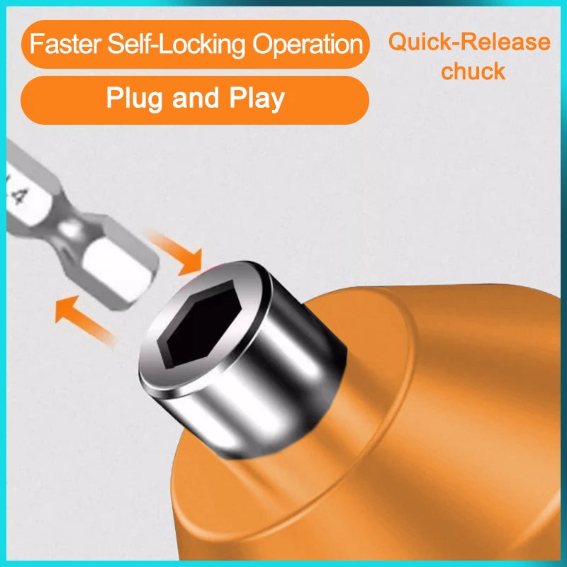 Rechargeable Electric Screwdriver Mini Drill Household Multifunctional Automatic Screwdriver Tool for DIY Projects Home Use