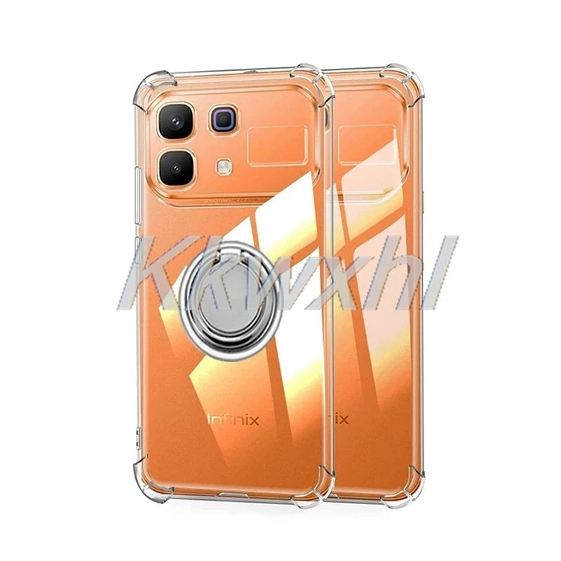 For Infinix Note 60 Pro Edge Note60 60Pro X6887 X6878 X6879 Back Ring Holder Bracket Phone Case Original Shockproof Cover