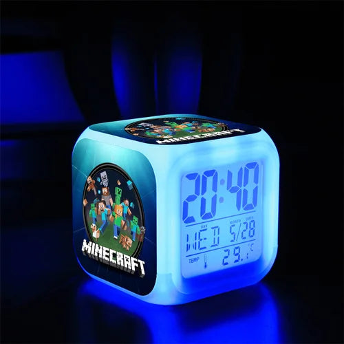 Digital Alarm Clock Battery Electric Game Set Time Alarm Clock Toy Kids Boys Creative Portable Despertador Bedroom Decor Reloj