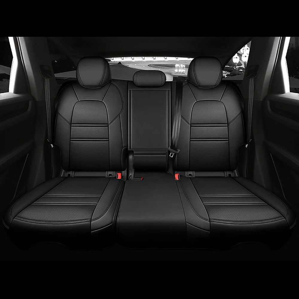 For Land Rover Range Rover Velar 2017 2018 2019 2020 Faux Leather Custom Car Seat Covers Full Set Interior Protector Accessories