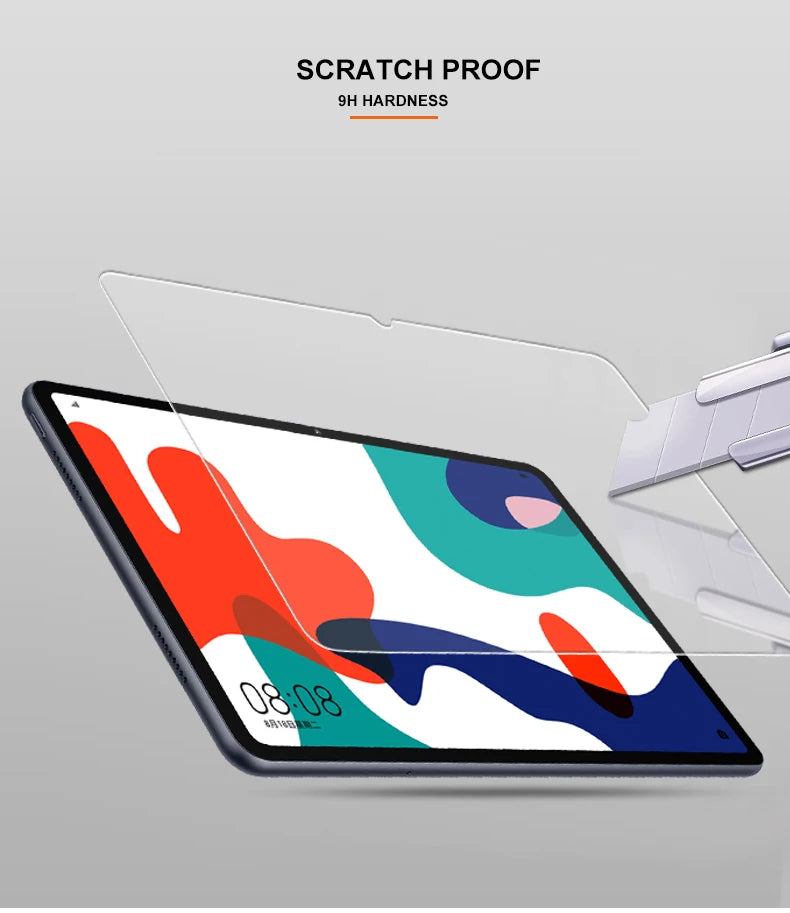 2PCS Tempered Glass Screen Protector For Huawei MatePad 10.4 10.8 Pro 11 T8 T 10s 2023 2022 2021 MediaPad T5 T3 10.1 9.6